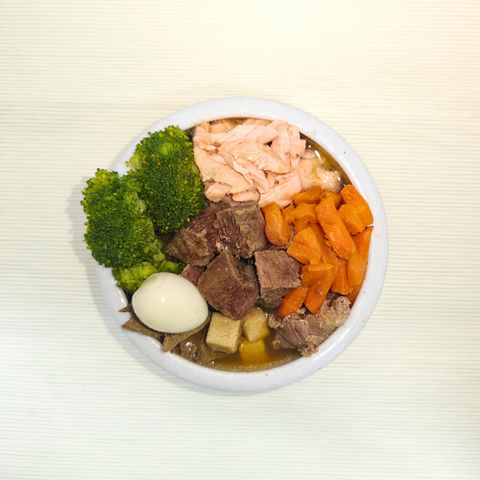 Stew Beef & Salmon