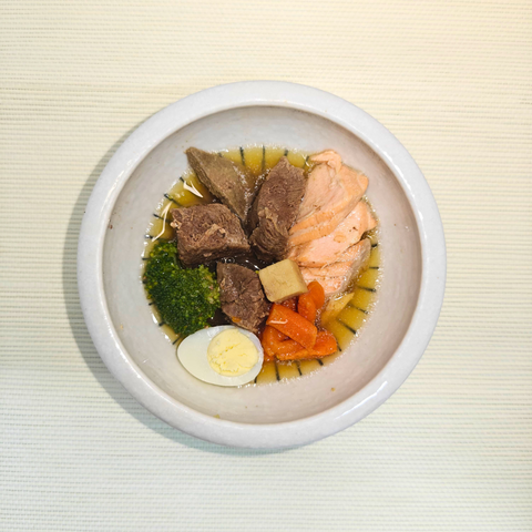 Stew Beef & Salmon